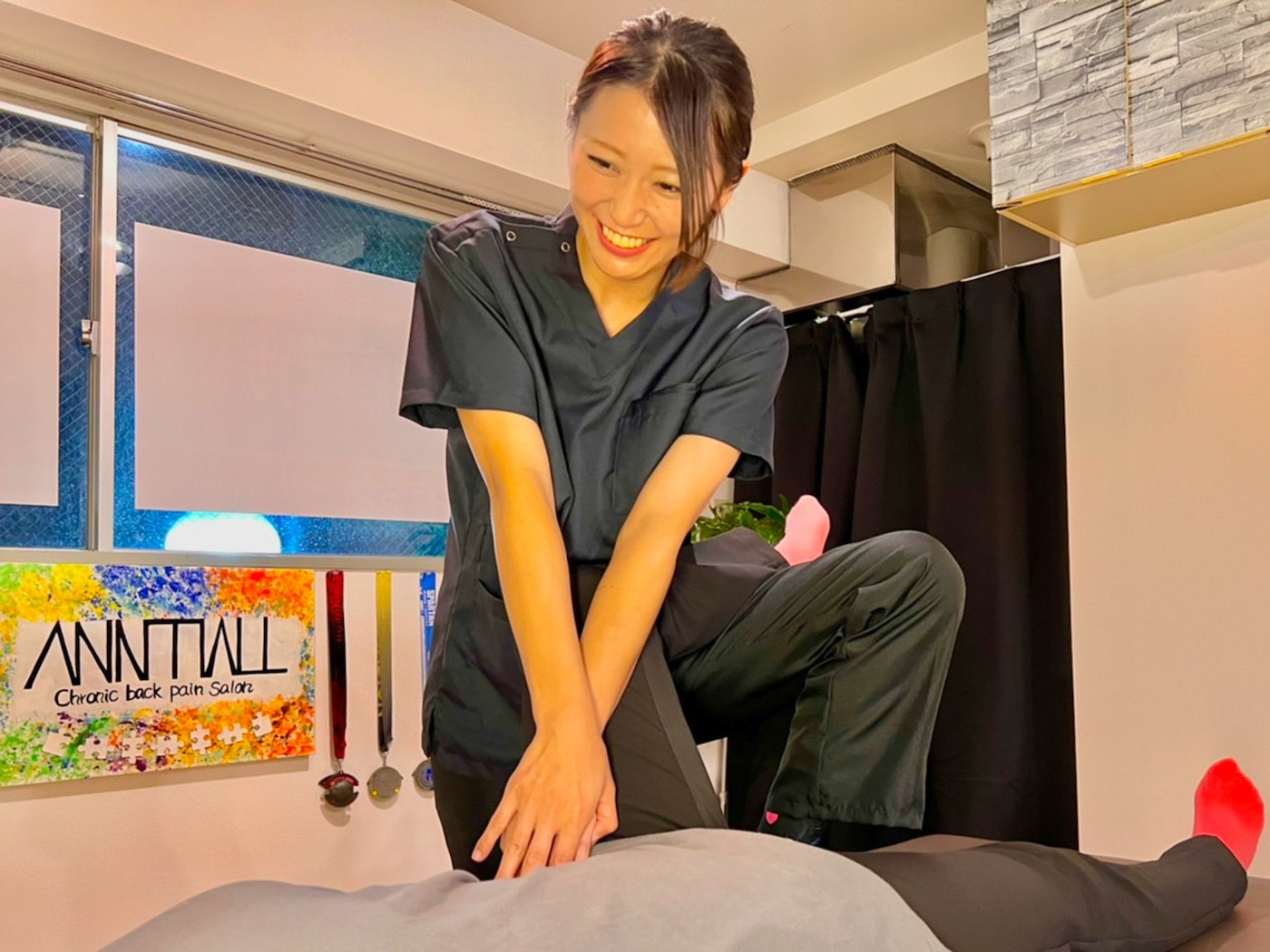 整体院の診療風景